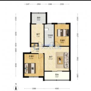 西苑小區(qū)70E型，5樓，38萬，急賣